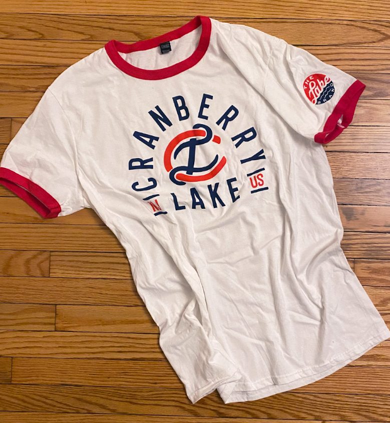 Cranberry Lake White/Red Ringer