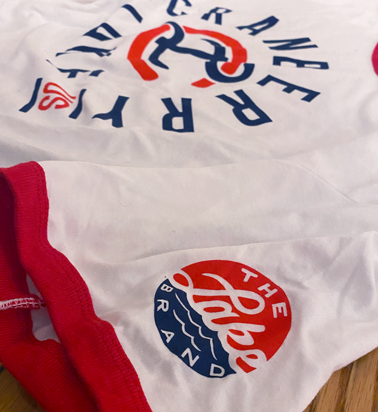 Cranberry Lake White/Red Ringer