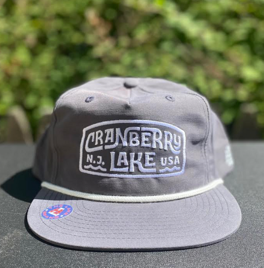 Cranberry Lake Rope Hat - Charcoal