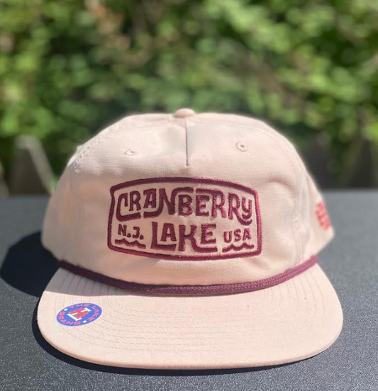 Cranberry Lake Rope Hat - Peach