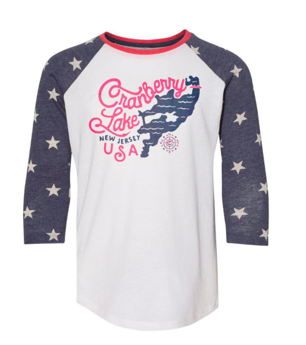 Cranberry Lake Map - Stars Raglan